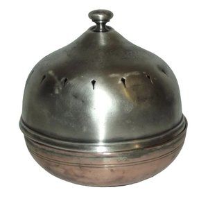 R.Wallace Soldered Silver 0500 McLure dome vented lid bowl hotel house small 6"